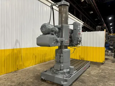 7' X 17" CARLTON MODEL #3A RADIAL ARM DRILL: STOCK 15026