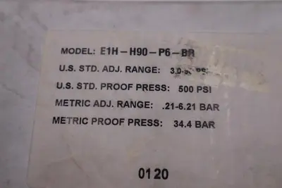 NEW OPEN BOX Barksdale E1H-H90-P6-BR PRESSURE SWITCH STOCK 1884CC