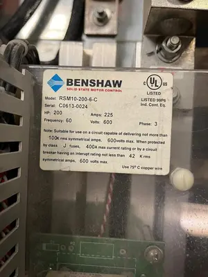 USED BENSHAW RSM10-200-6-C