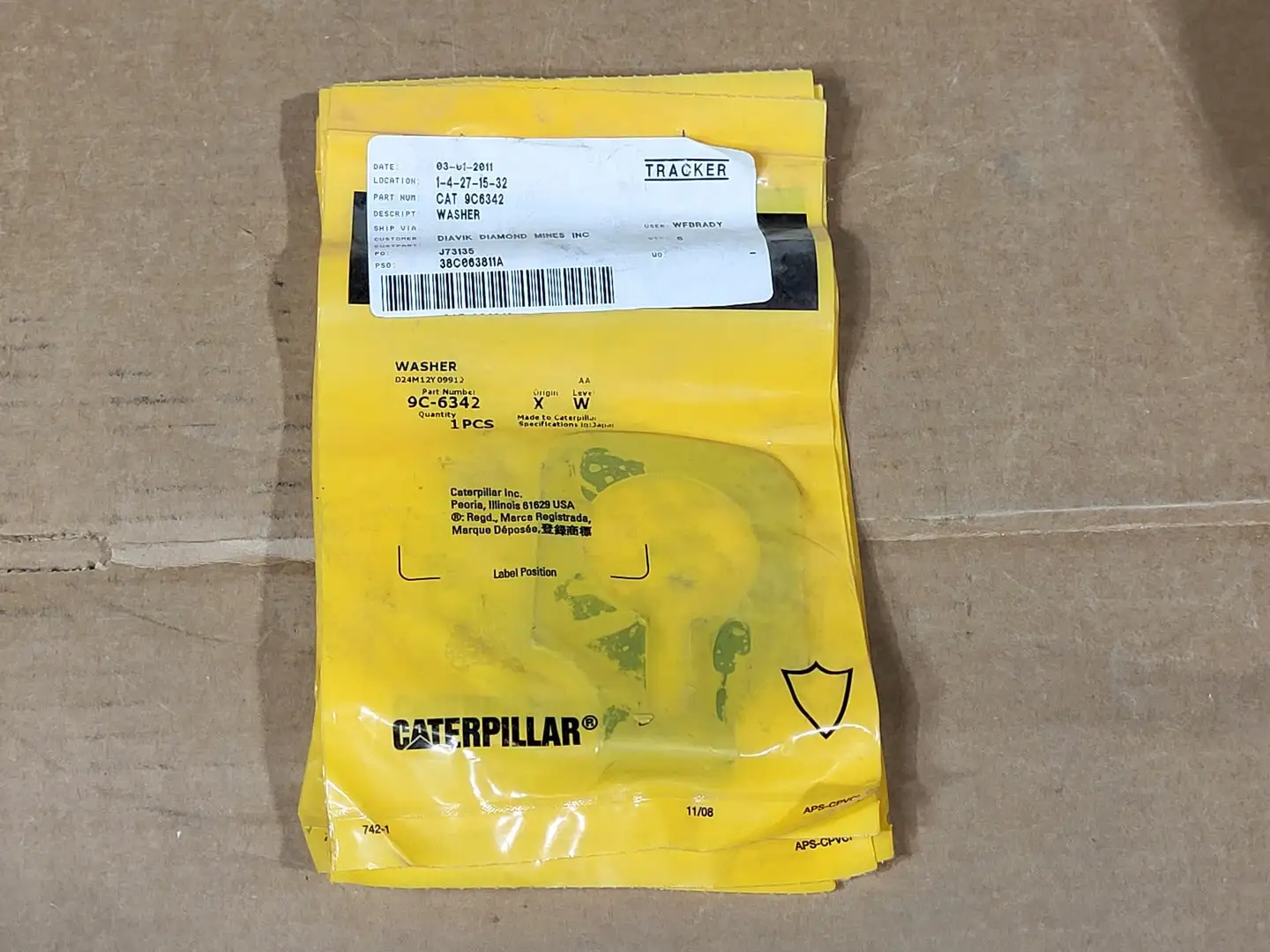 NEW CATERPILLAR 9C-6342
