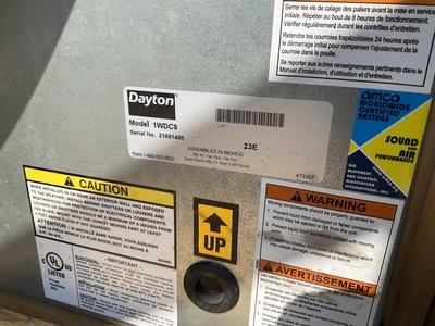 Used DAYTON 1WDC9- INDUSTRIAL FAN Axial Fans Michigan US | Miedema Asset Management Group #1339101