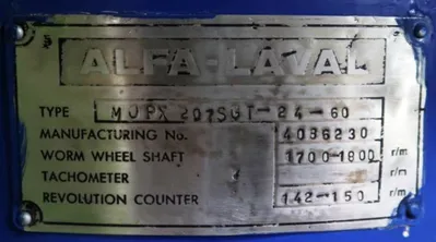 (4) Alfa-Laval MOPX 207 SGT-24-60 oil purifier skids, SS.