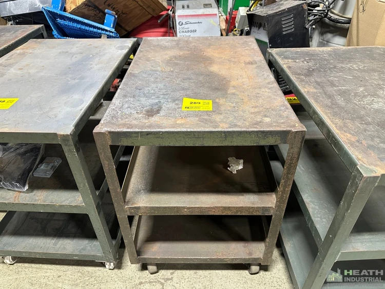 Used _UNKNOWN_ POLLARD STEEL PORTABLE CART 36 IN X 24 IN X 33 IN Maintenance Carts Illinois US | Heath Industrial Auction Services #1549919