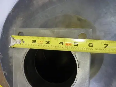 USED METAL FABRICATOR HOPPER582