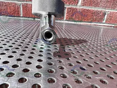 USED METTLER TOLEDO STAINLESS STEEL REACTOR SENSOR HOUSING