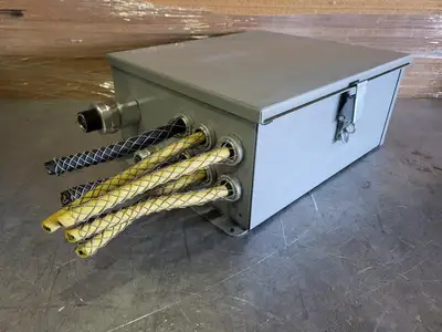 Electrical Enclosure 11"x13"x6.5" w/ Terminals and Wiring