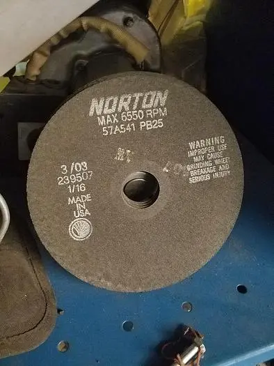 Used NORTON 57A541-PB25 Grinding Wheels Wisconsin US | Lemke Machinery Sales #309714
