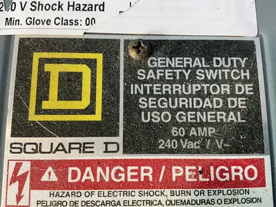 Used SQUARE D D322N Switchgears Ohio US | HGR 24 #1437877