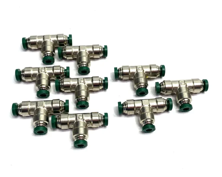 Used PARKER PRESTOLOK PUSH-TO-CONNECT UNION TEE FITTING 5/32" TUBE OD Hoses | Maverick Industrial Sales #1099451