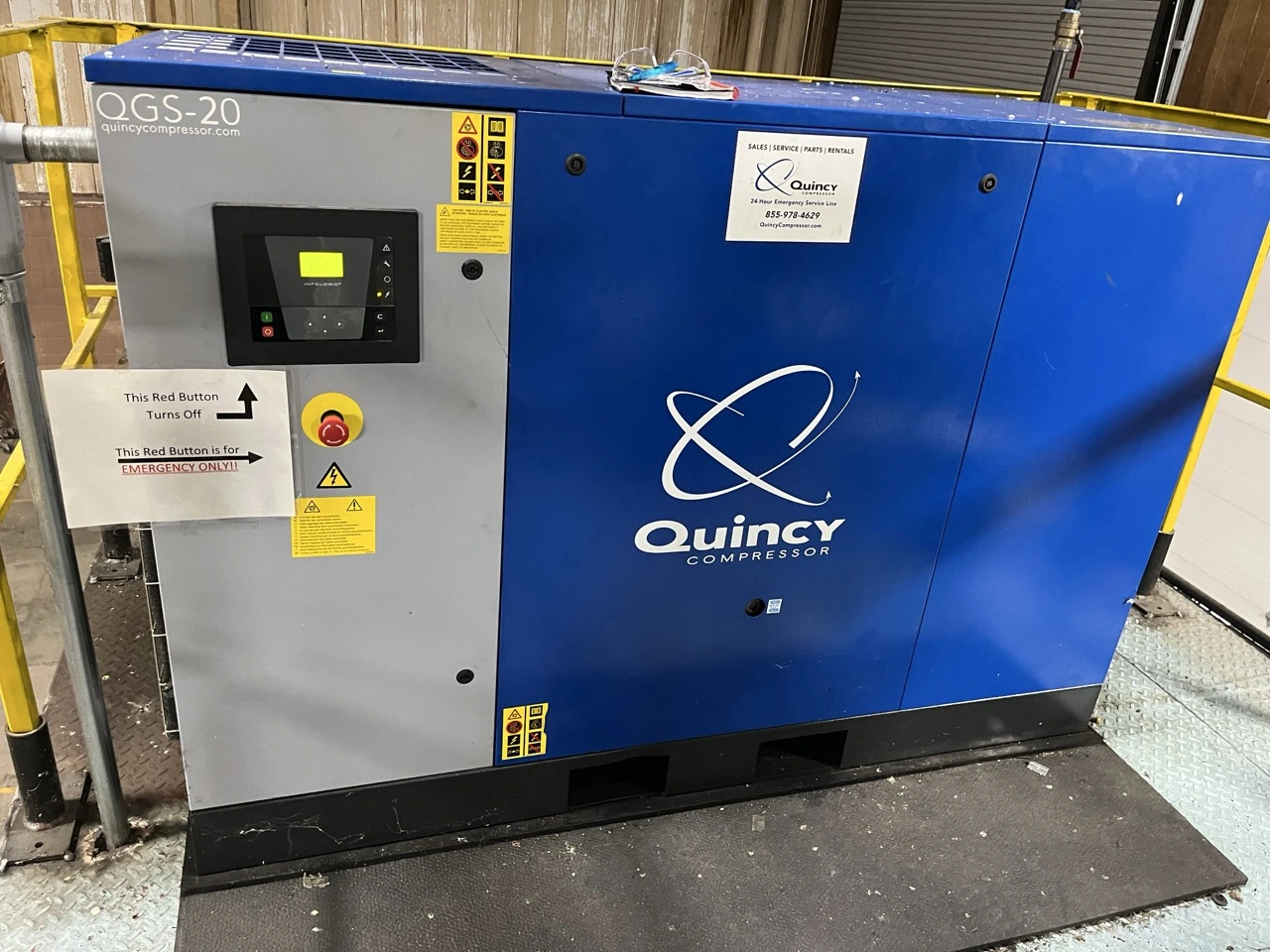 USED 2015 QUINCY QGS-20