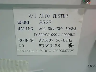 USED TSURUGA ELECTRIC 8525