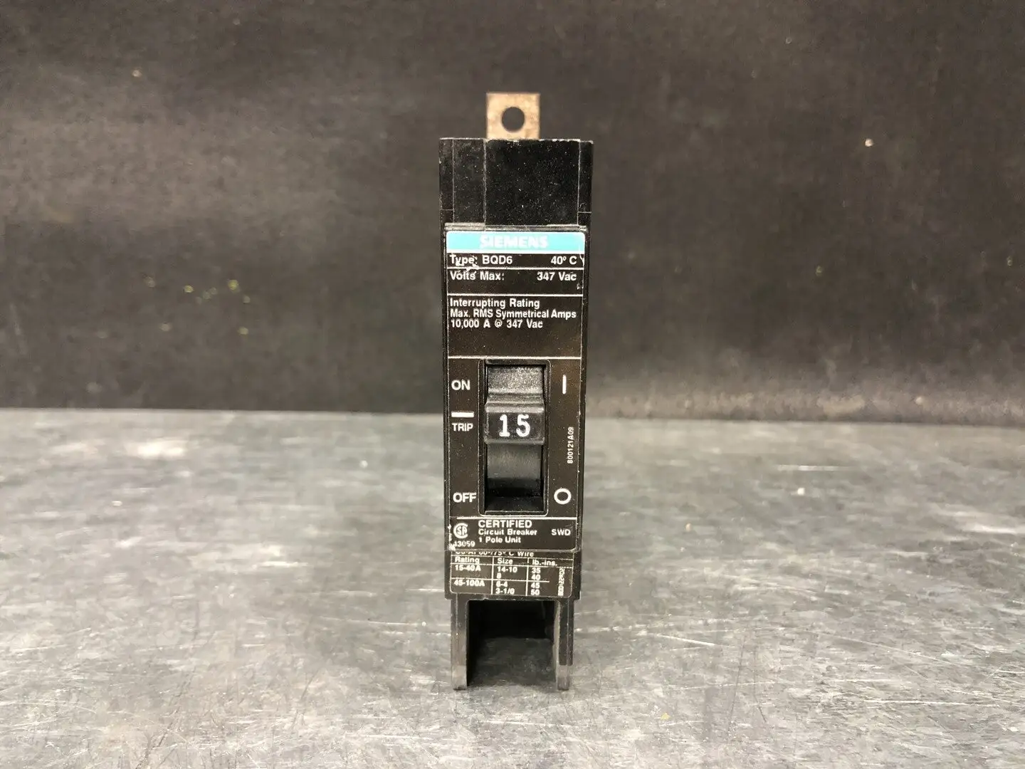 USED SIEMENS BQD6115