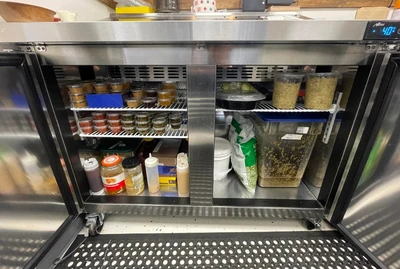 124-0059 Blue Air BLPT48-HC 48” Self Contained Refrigerated Prep Table