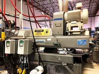 Andritz D2L C30 CNV sanitary tricanter centrifuge, 316SS.