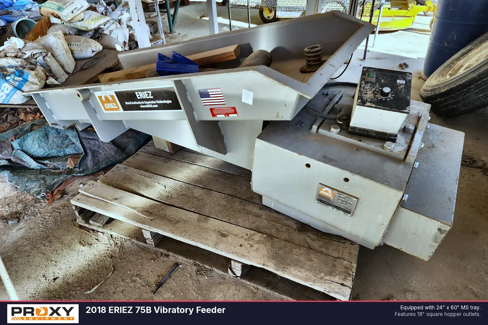 Used 2018 ERIEZ 75B VIBRATORY FEEDER Vibratory Feeders Idaho US | Proxy Equipment #1385107