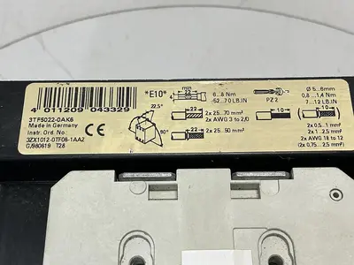 USED SIEMENS 3TF5022-OAK6