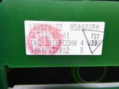 Fisher Rosemount CL7006X1-A1 Backplane Board 36A4973X012 Rev. B Used
