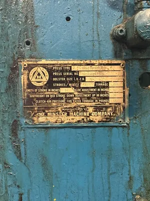 MINSTER S2-200-48-36 Straight Side Mechanical Stamping Presses | Rygate LLC (4)