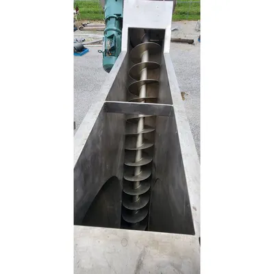 Hosokawa Bepex Rietz Stainless Thermascrew Dryer Thermal Screw Blancher