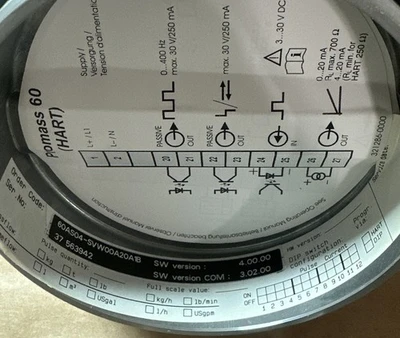 USED Endress+Hauser 60AS04-SVW00A20A1B
