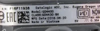 NEW DATALOGIC GD4430-BKK2 GRYPHON GD4400 SCANNER GD4430BKK2