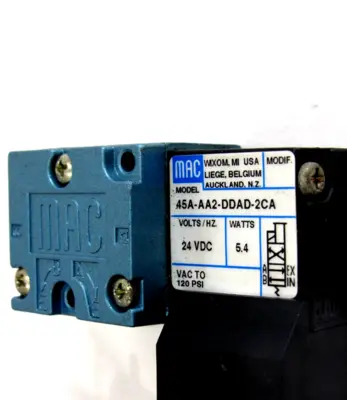 NEW MAC VALVES 45A-AA2-DDAD-2CA VALVE 24VDC 45AAA2DDAD2CA