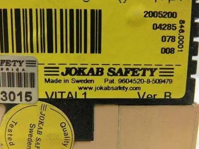 Jacob Safety VITAL 1 JOK133015 Safety Relay Ver B