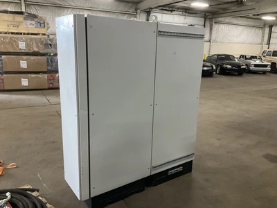 Rittal industrial 2-door electrical cabinet, approx 67-1/2”W x 20” x 78-3/4”T, used
