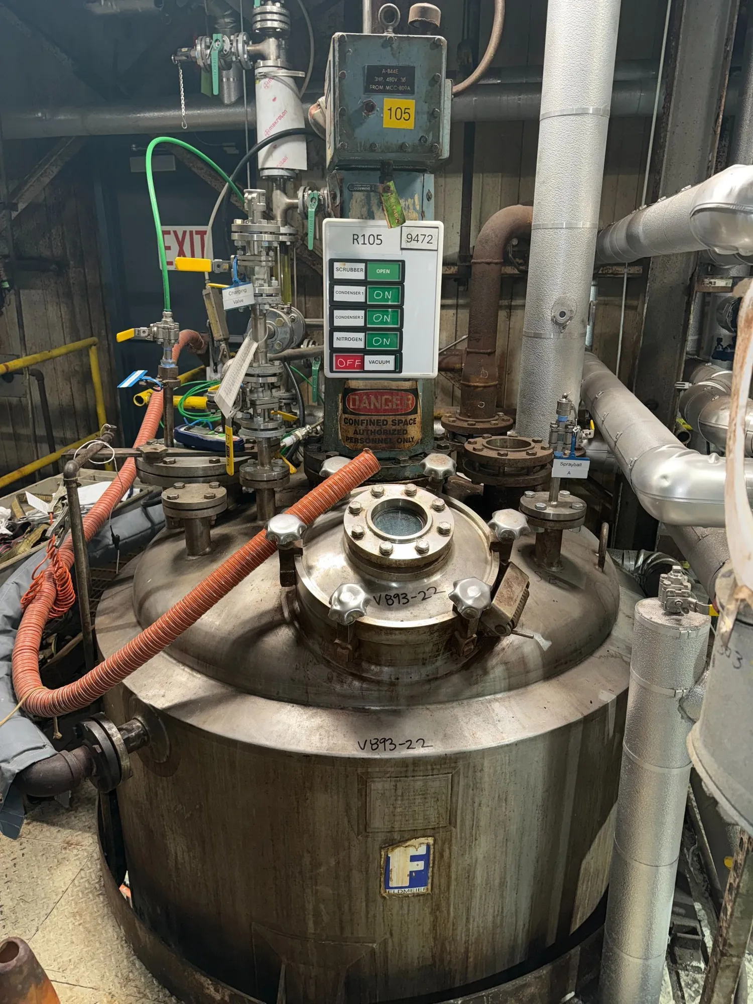 USED 2003 FELDMEIER 800 GALLON