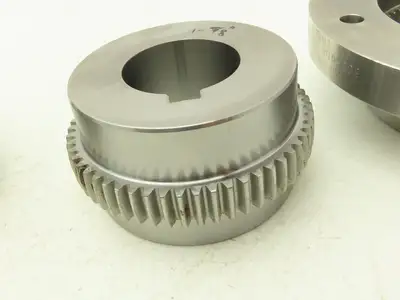 Ameridrives F201.5 EB FB 1-5/8 1-3/4 Gear Coupling Sleeves & Hubs Set w Hardware