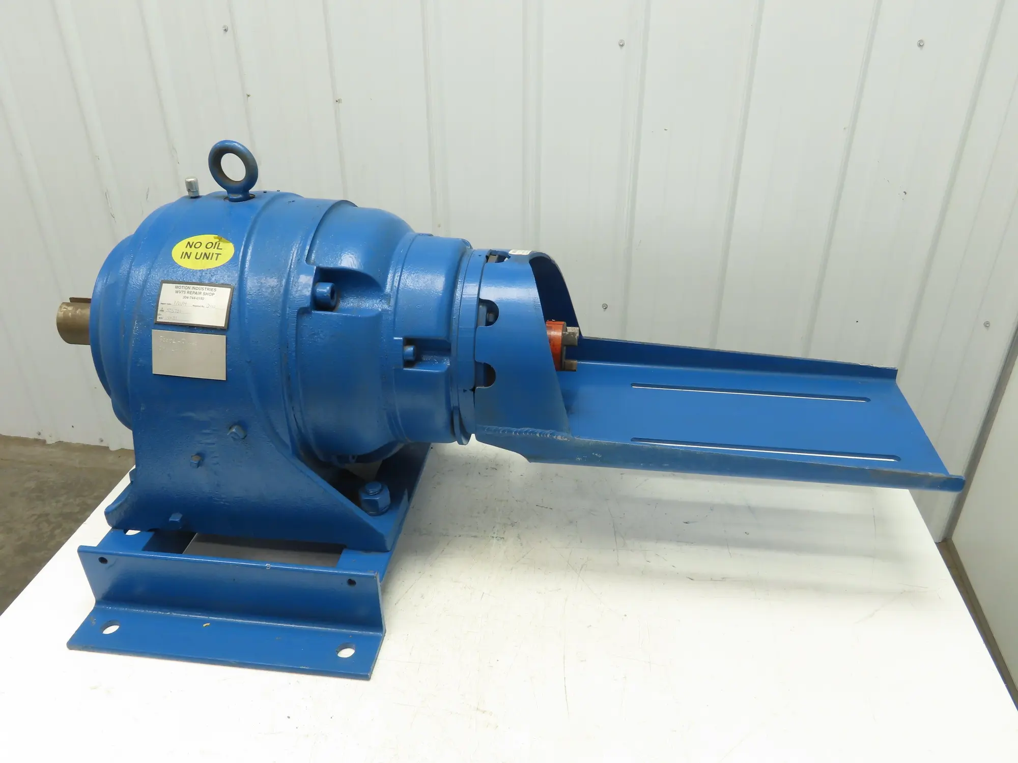 Foote Jones Inline Gear Reducer Drive with Motor Mount 244:1 Ratio