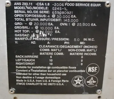USED Vulcan NUMBER: