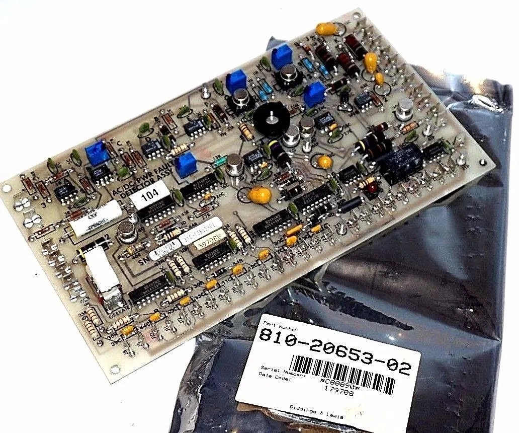 NEW KEARNEY & TRECKER 810-20653-02 POWER FAULT DETECTOR BOARD 8102065302