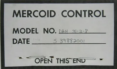 NEW MERCOID CONTROL DAH-31-2-8 PRESSURE SWITCH DAH3128