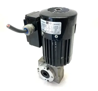 USED BOSCH REXROTH BODINE AC MOTOR TYPE 34Y6BFPP, 3842503062 GEAR UNIT