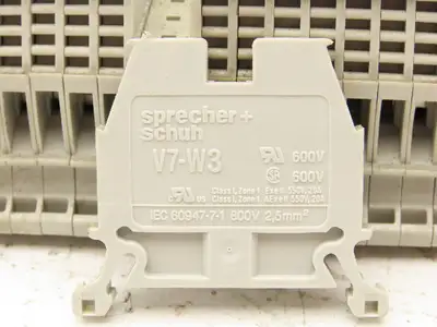 Terminal Block DIN Rail 600V 20A 22-12AWG Lot of 123