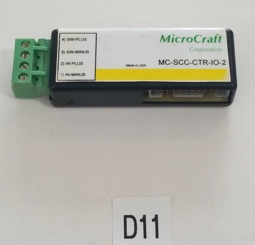 Used MicroCraft MC-SCC-CTR-IO-2 Data Acquisition and Logging, Multimeter Systems Indiana US | J&J Industrial Supply #1077146