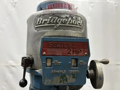 Bridgeport Series I Vertical Knee Mill, 9” X 42” Table, 2 HP
