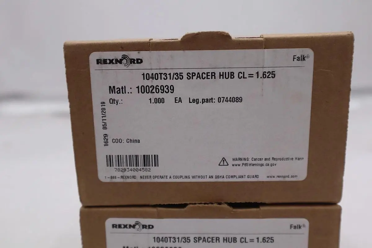 REXNORD 1040T31/35 SPACER HUB CL=1.625 STOCK #3449