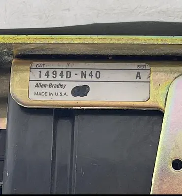 USED CUTLER HAMMER EATON CUTLER HAMMER EATON FD35K, A-B 1494D-N40, 1494D-N4