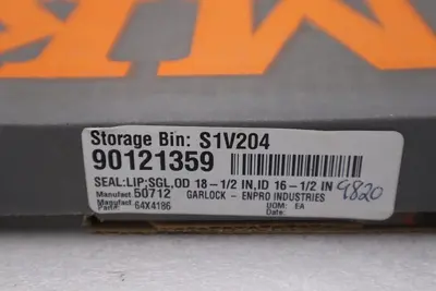 TIMKEN GARLOCK 21238-4186 / 212384186 (BRAND NEW) LARGE BORE SEAL STOCK 1452B