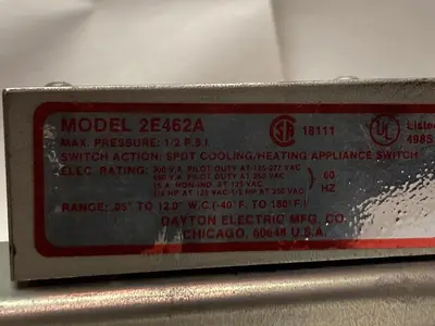 New | in-Stock DAYTON DAYTON 2E462A HVAC Parts and Equipment | Surplus Asset Holdings #1200376