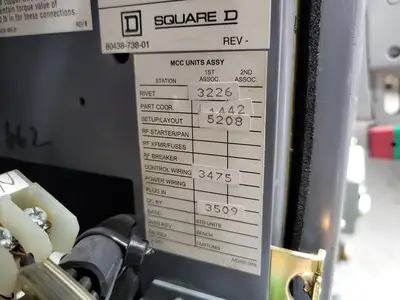 USED SQUARE D MODEL 6