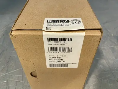 Used 2016 PHOENIX CONTACT QUINTPS/1AC/24DC/10 DIN Rail Power Supplies Ohio US | HGR 24 #1463319