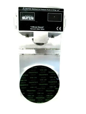 NEW VACUUM RESEARCH LPWA4ASAN120BEP115 GATE VALVE WITH ROTARY ACTUATOR