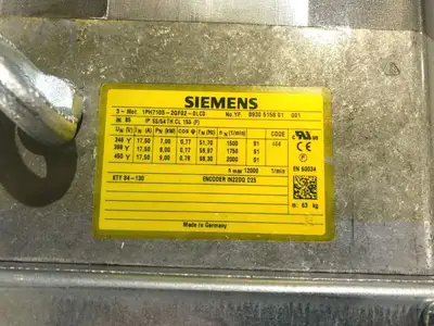 New | in-Stock Siemens Simotics M Compact Induction Motor A.C. Motors Michigan US | Maverick Industrial Sales #1468026
