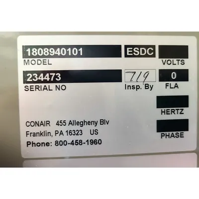 Used Conair Energy Smart Dust Collector Dryer Filter High-Temperature ESDC