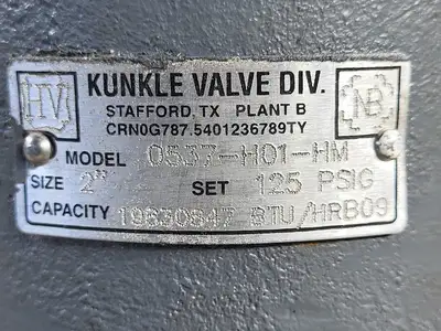 USED KUNKLE 0537-H01-HM