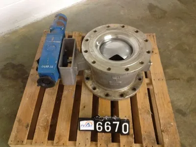 Neles Jamesbury 10"-150 V-Ball Control Valve