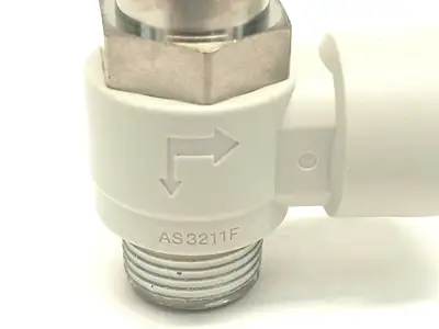 AS3211F-03-12SD | SMC  Tamper Proof Flow Control Fitting 3/8" Port LOT OF 5 - New Other
